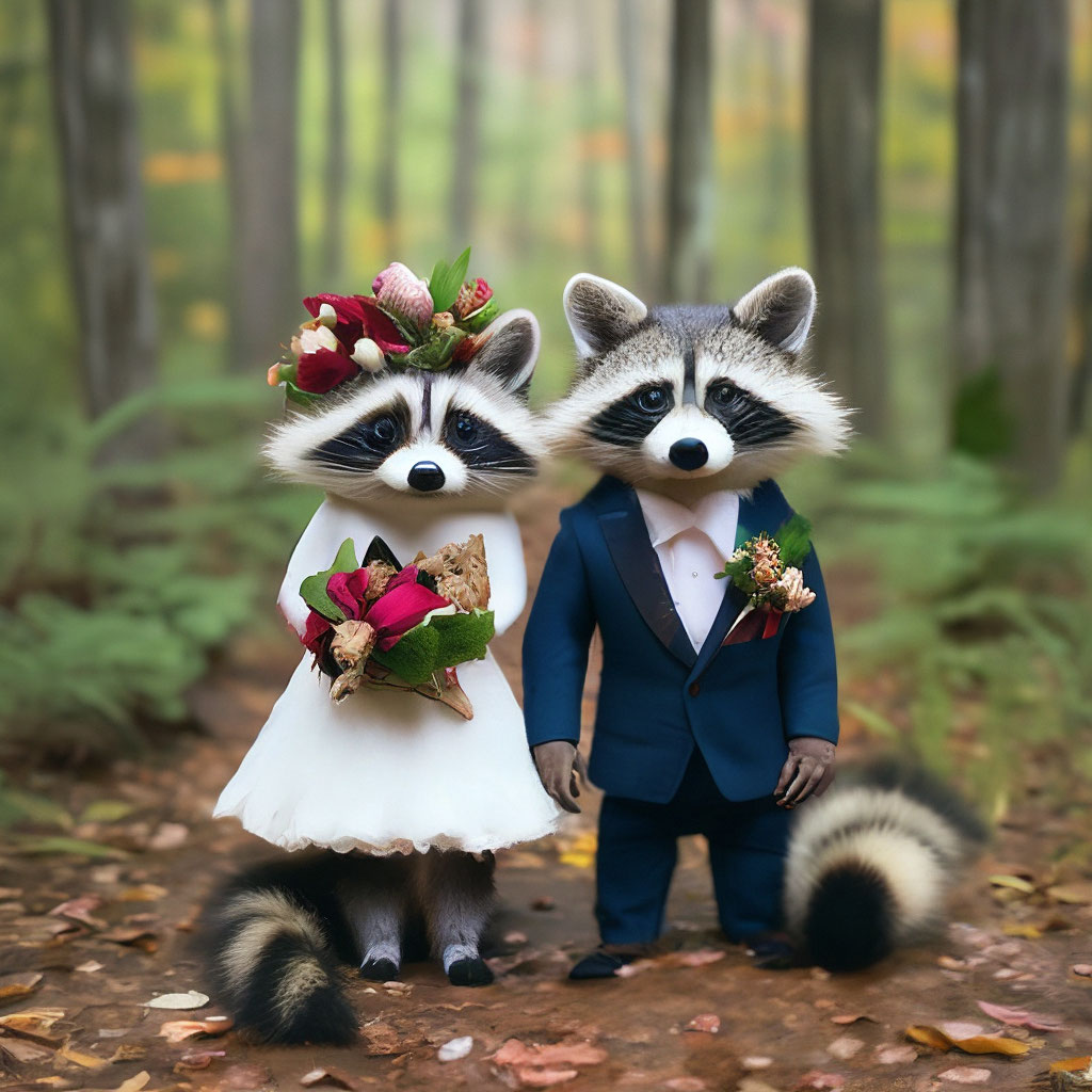 Racoon wedding | Beachweddingtips.com