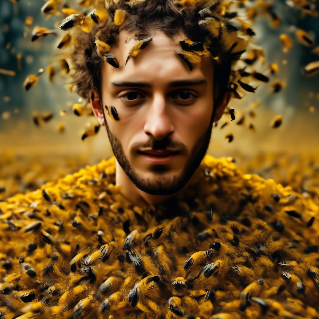 «Человек состоит весь из пчел, тело…» — создано в Шедевруме