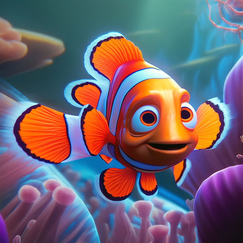 Finding Nemo Disney Edible Birthday Cake Topper 1/4 Or 1/2 Sheet Frosting Icing 