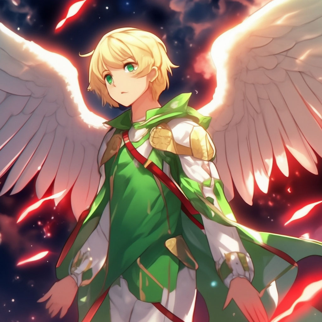 Ангел с крыльями мужчина