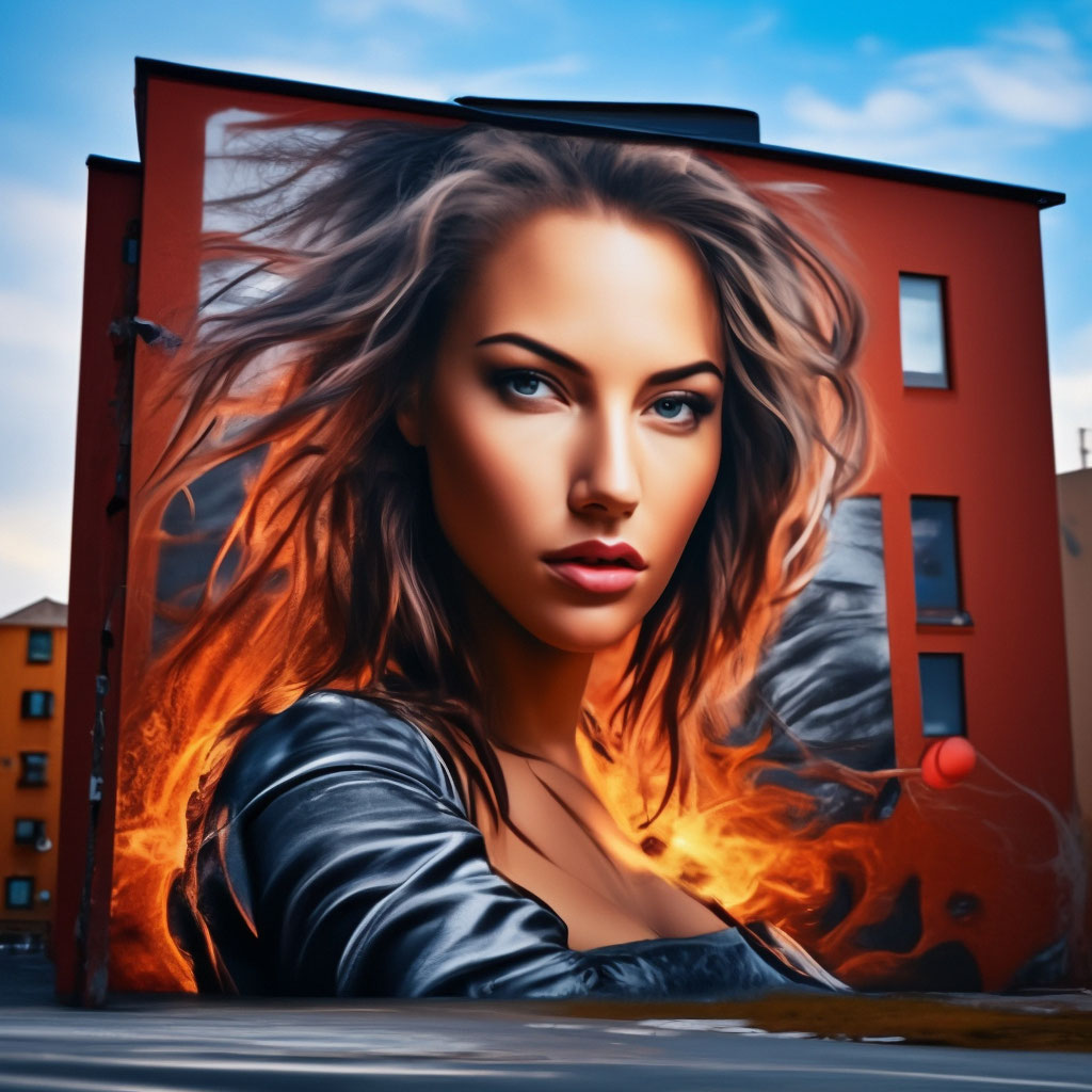 3Д граффити на заказ | 3д рисунки на стенах и на асфальте | Москва