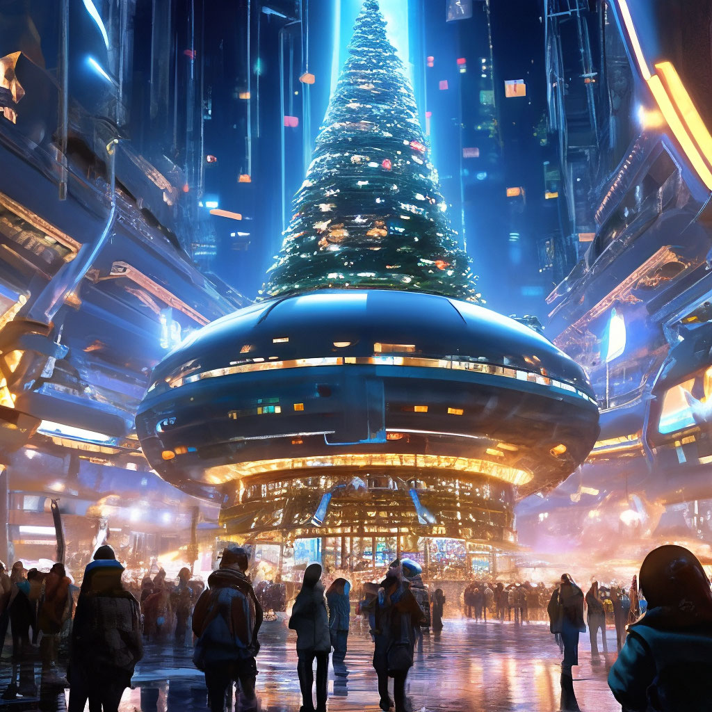 технологичная елка. футуристическая новогодняя елка. футуристическая елка 3 д. футуристическая елка. елка футуристов.