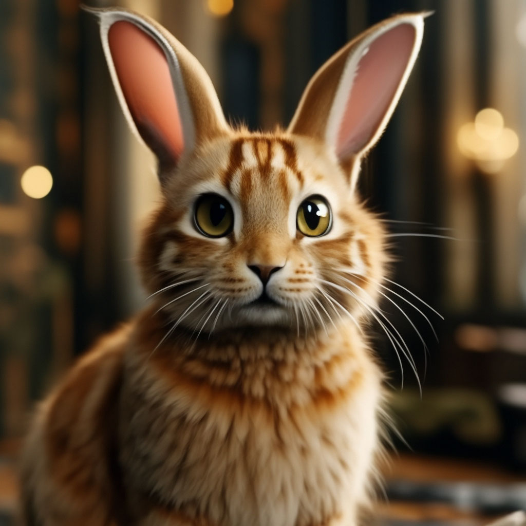 Гибрид кота и зайца
