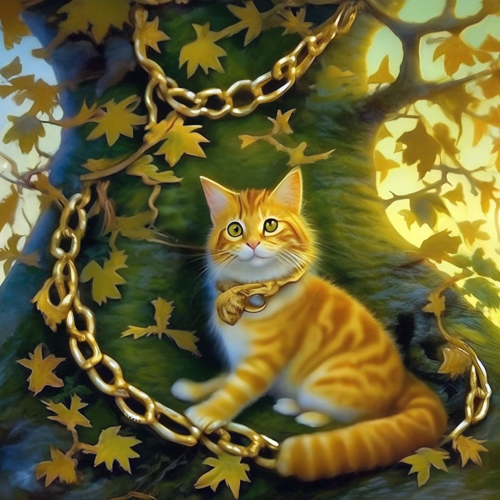 Кот из лукоморья картинки