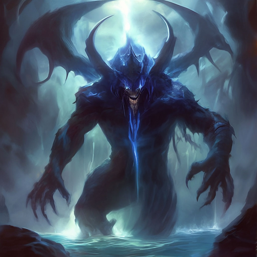 Демон бездны, легенда криптидов» — создано в Шедевруме