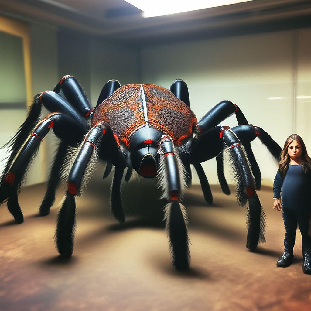Огромный паук (4 фото)
