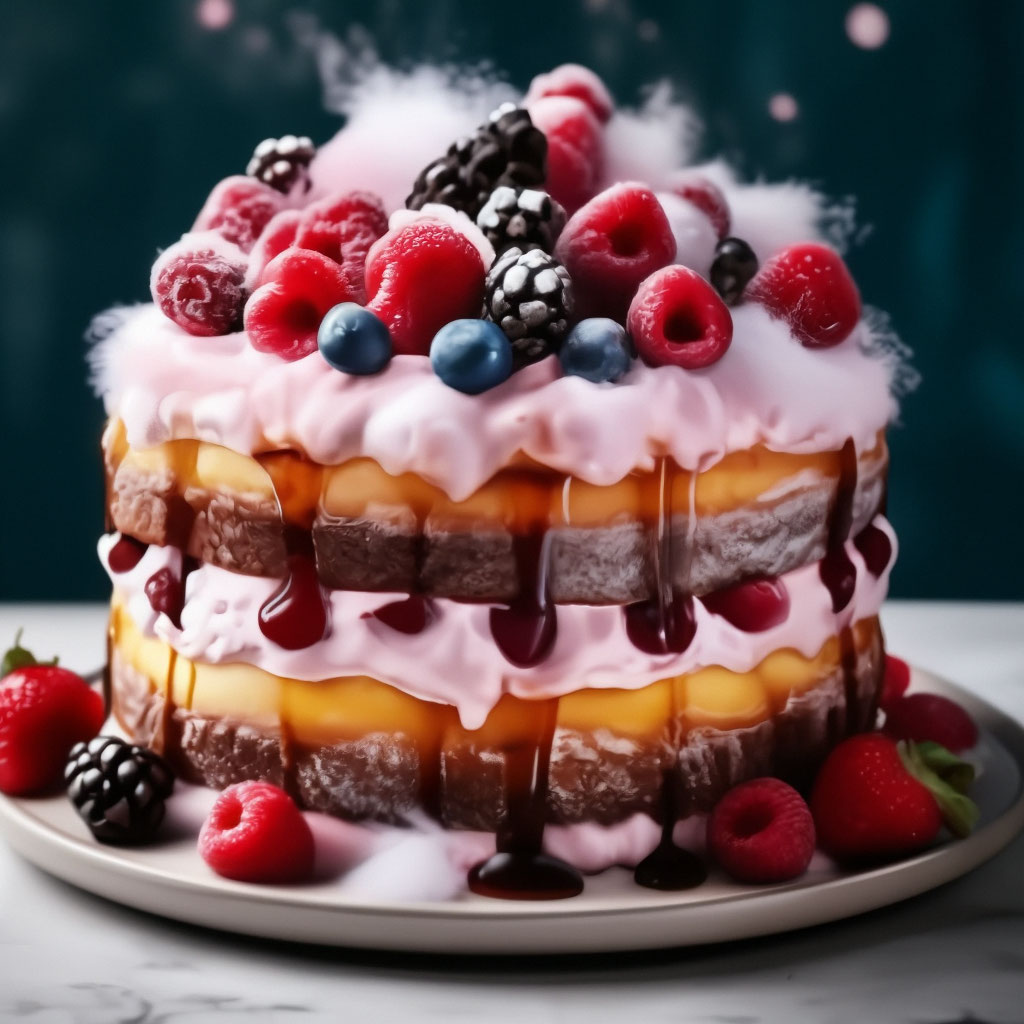 Вкусный торт на День рождения