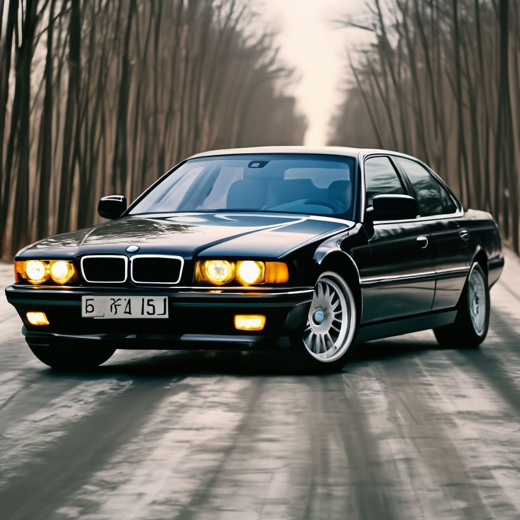 BMW 740 e38 бумер