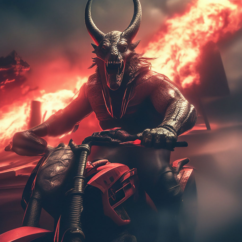 Черт" - картинка создана в Шедевруме.