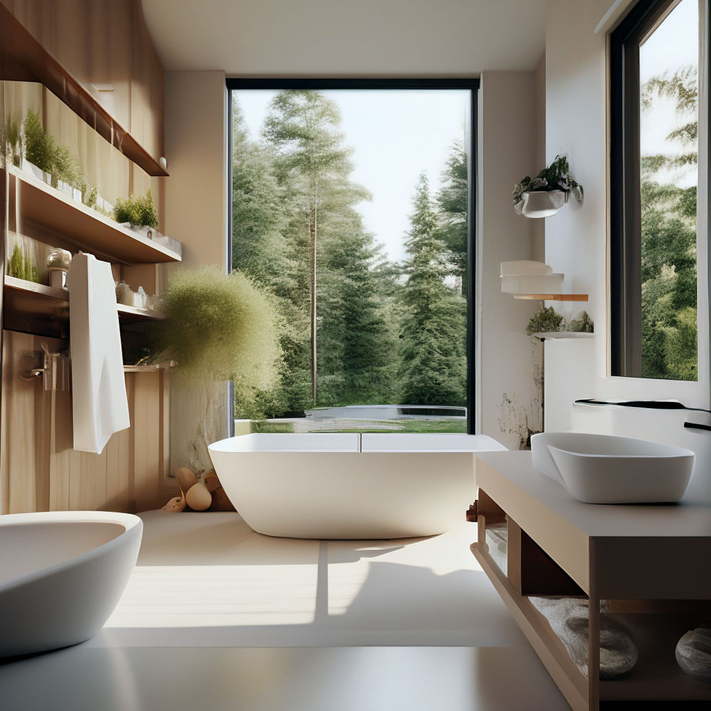 Ванная в стиле модерн: гармония пространства