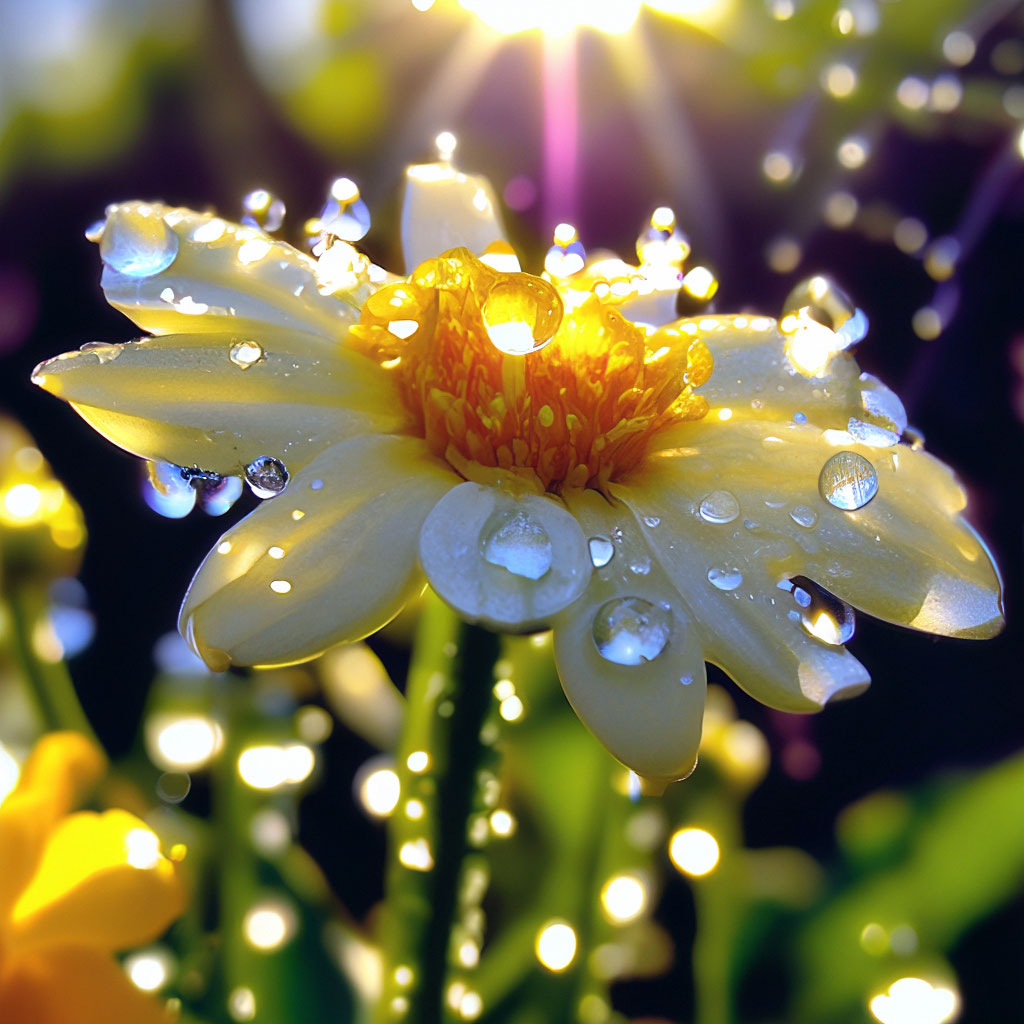 Природа цветы солнце