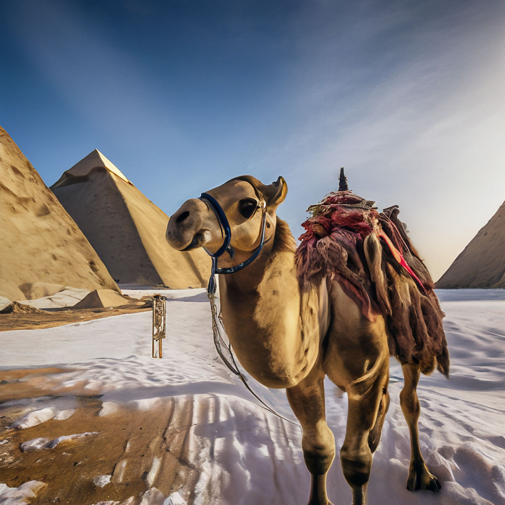 Верблюд на морозе в египте» — создано в Шедевруме