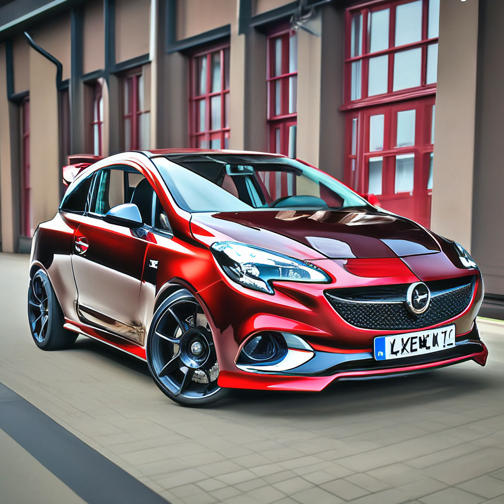 Opel Corsa OPC цвет черна красная карамель, … | Архипов…» — Шедеврум