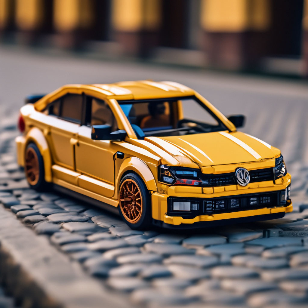 Volkswagen Polo sedan 2018 in Lego