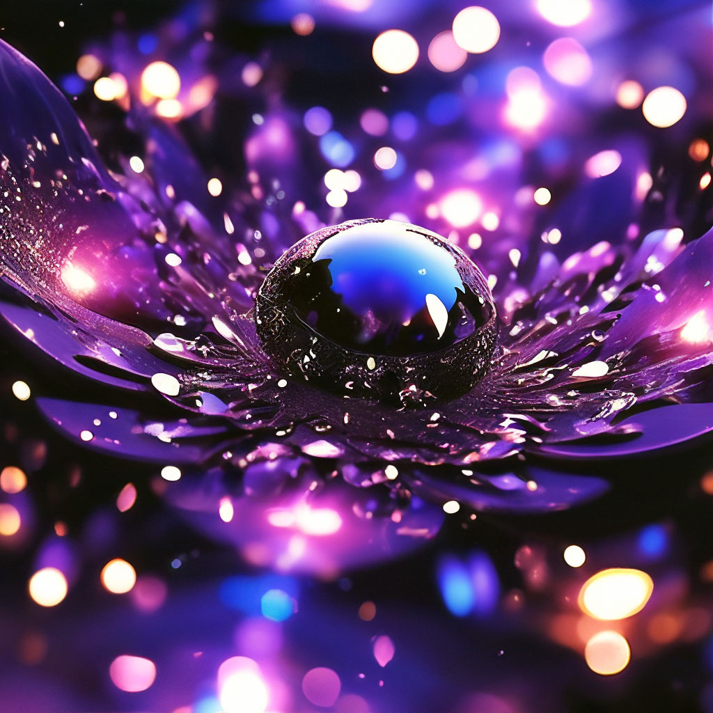 Черно фиолетовый фон из чёрной …» — создано в Шедевруме
