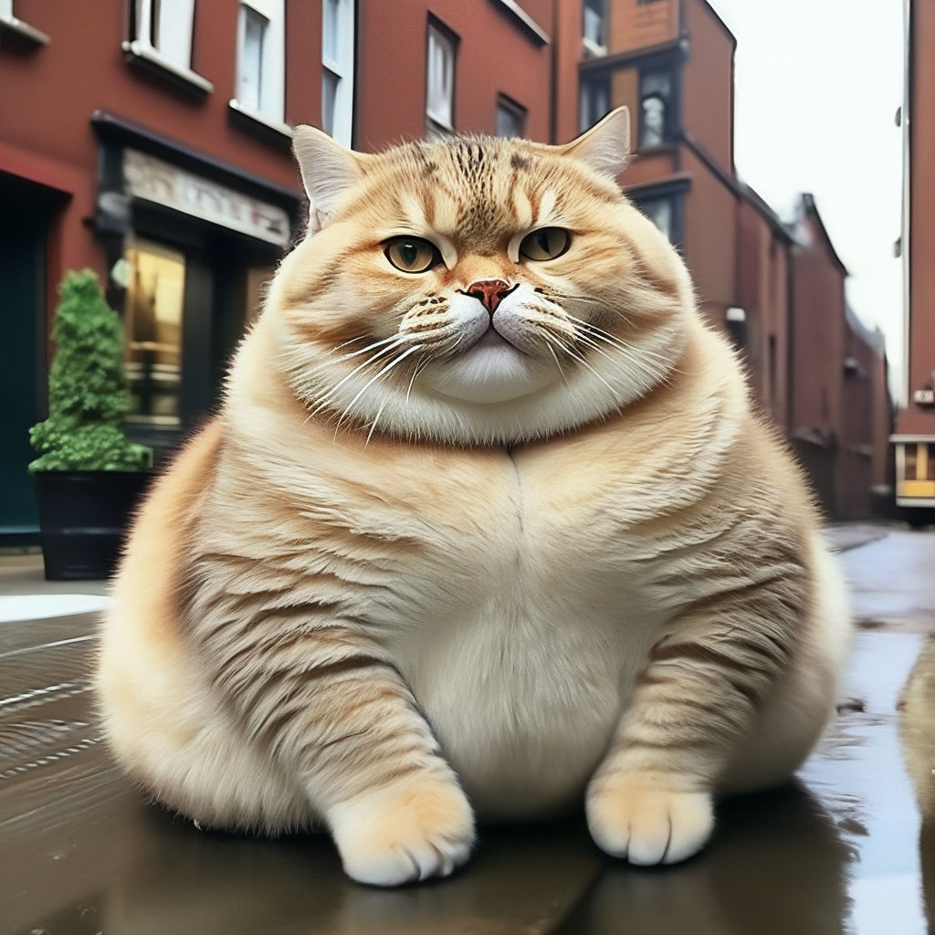 Толстые коты дадут тебе счастье» — создано в Шедевруме