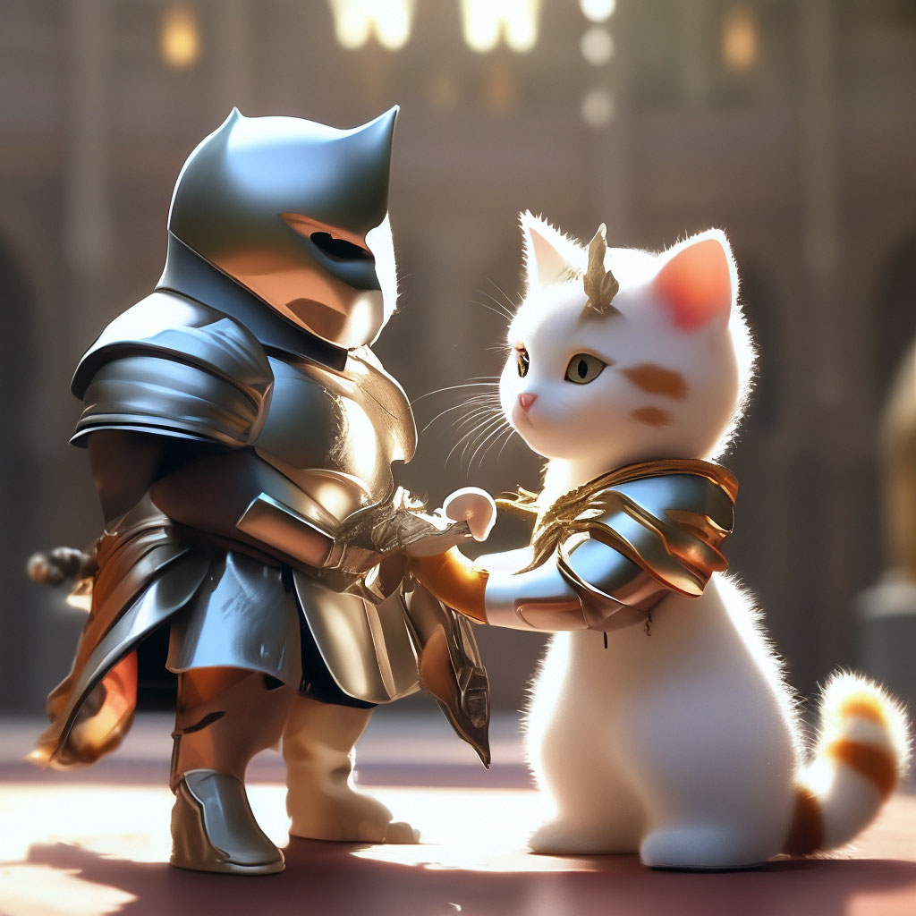 Princess Knight Cat