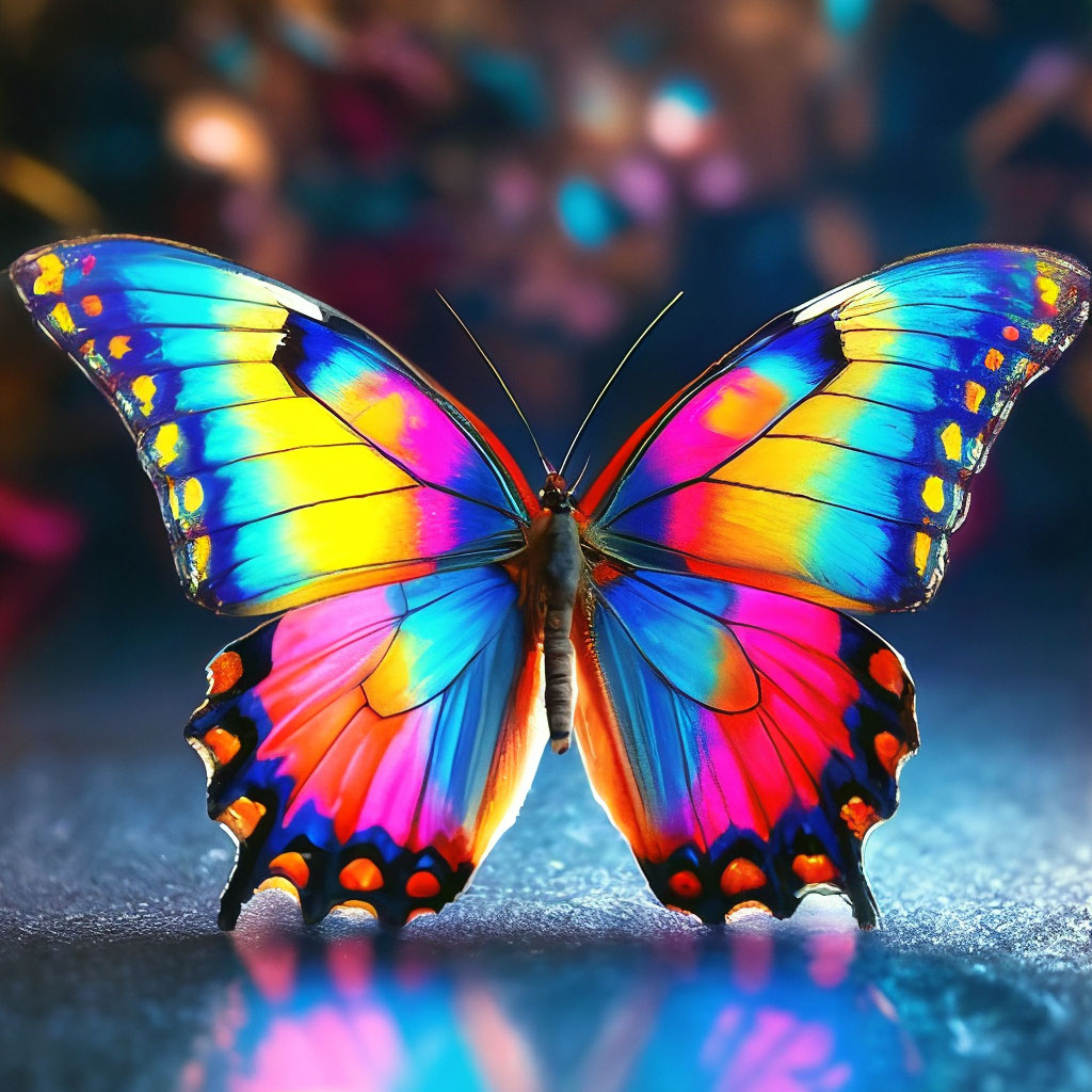 Предложения со словосочетанием «яркие бабочки»