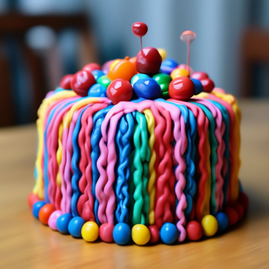 Готовим торт на день рождения. Полимерная глина.