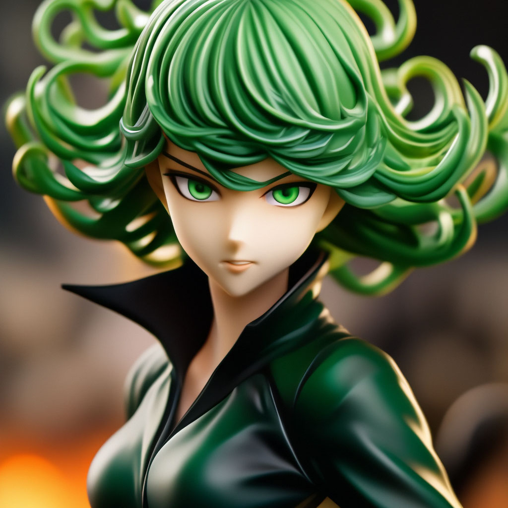 Tatsumaki from "One-Punch Man", anime figure, красиво, реалистичн...