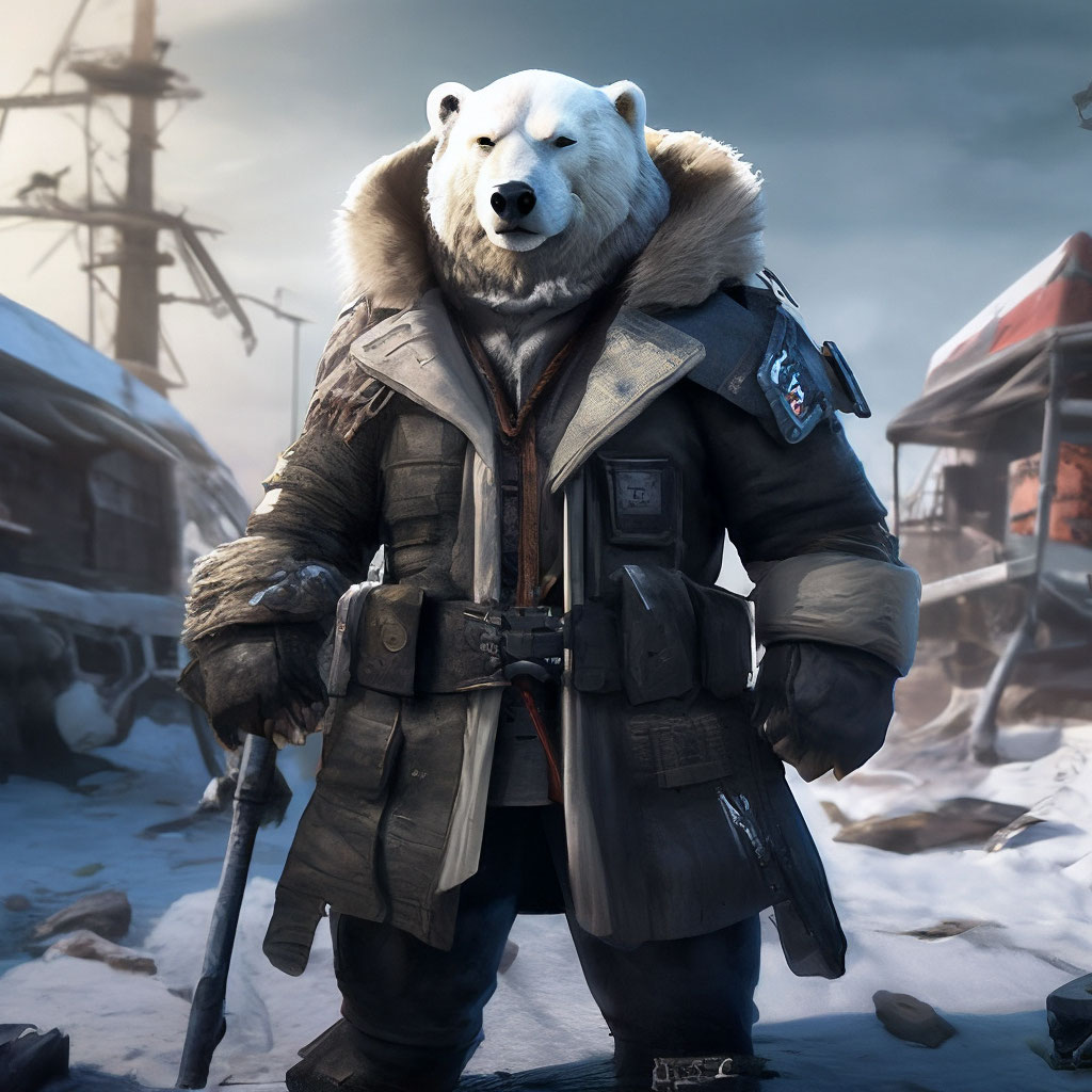 Anthro Bear Soldier