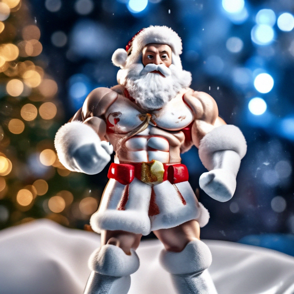 дед мороз гимнаст картинка