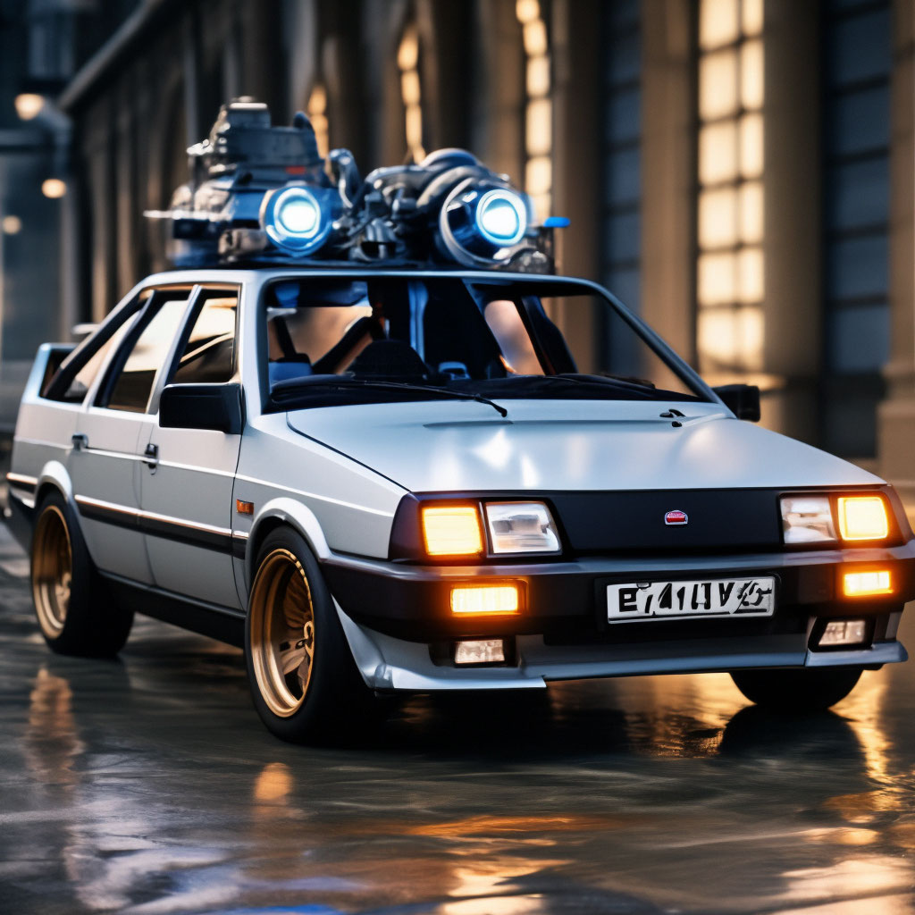 Car vaz 2114 remade, the movie…