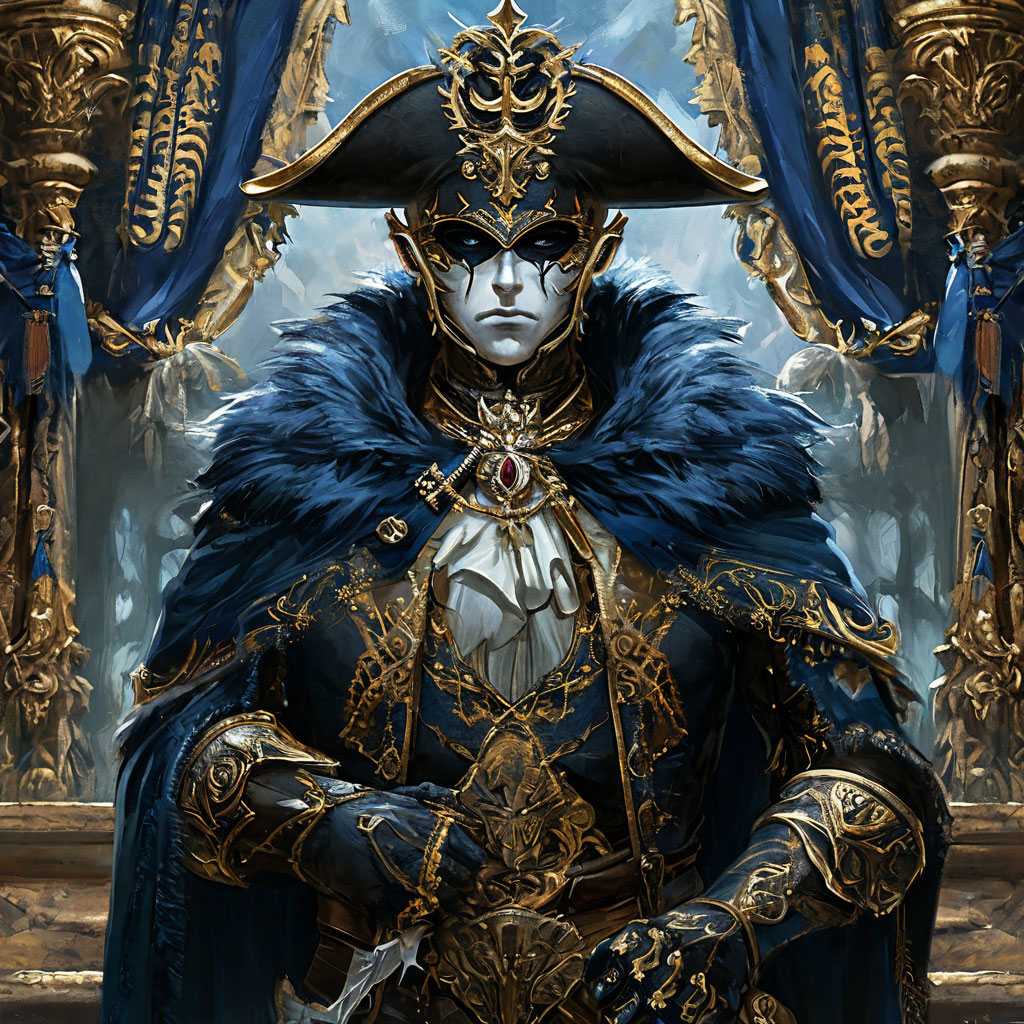 «Capitano: The Mysterious Leader of the Fatui» — создано в Шедевруме