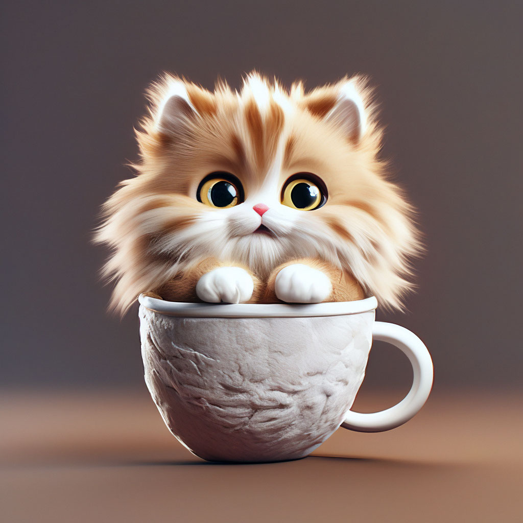 Кофейный котик