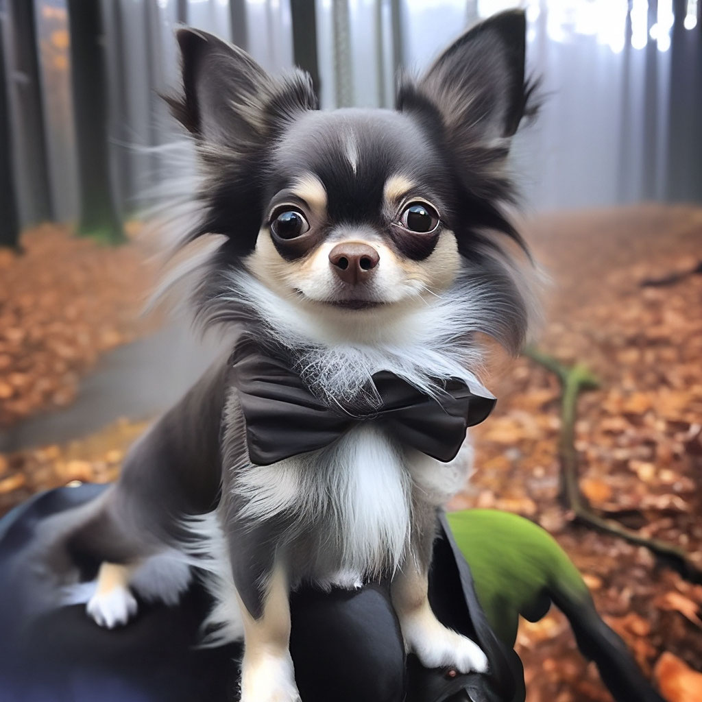 Gray long haired chihuahua hotsell