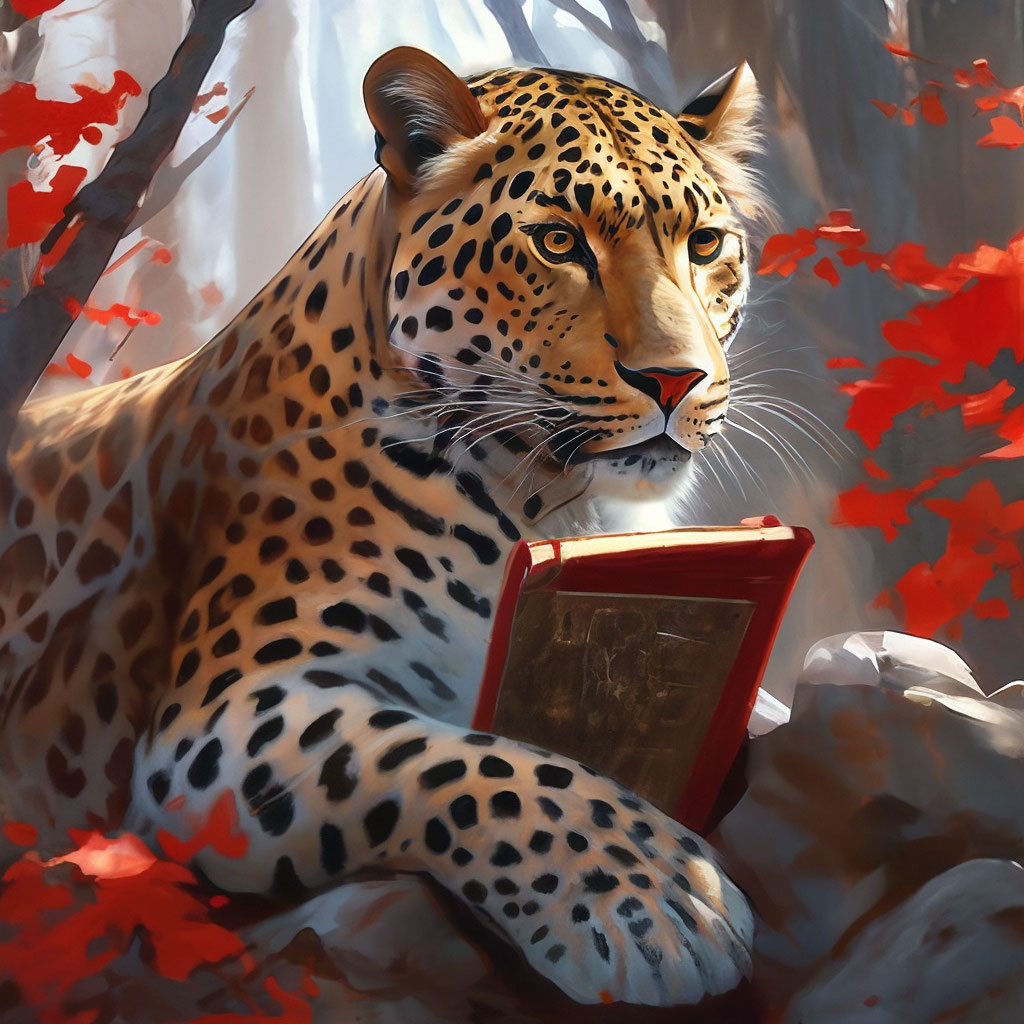 Красная книга Переднеазиатский леопард…» — создано в Шедевруме