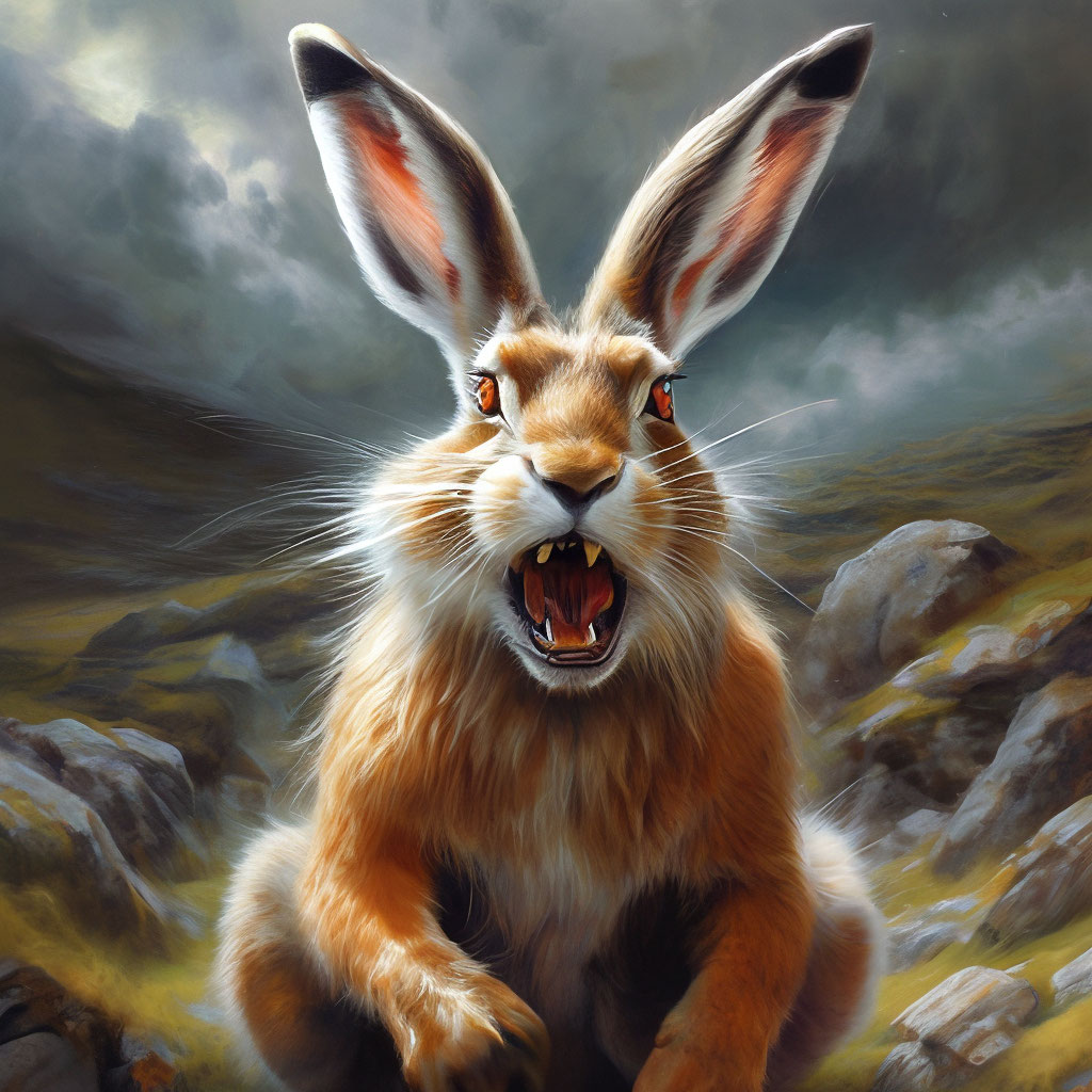 Злой заяц Изображения – скачать бесплатно на Freepik