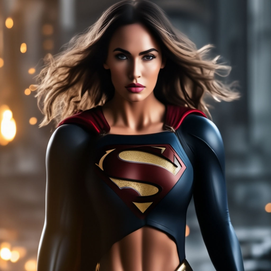 Megan fox super girl online