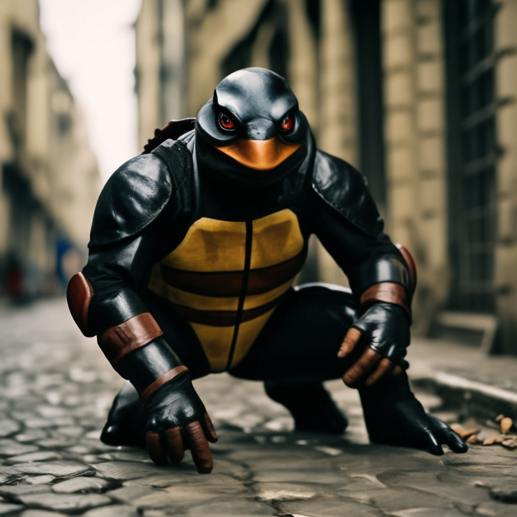 Black ninja turtle&quot; — image created in Shedevrum