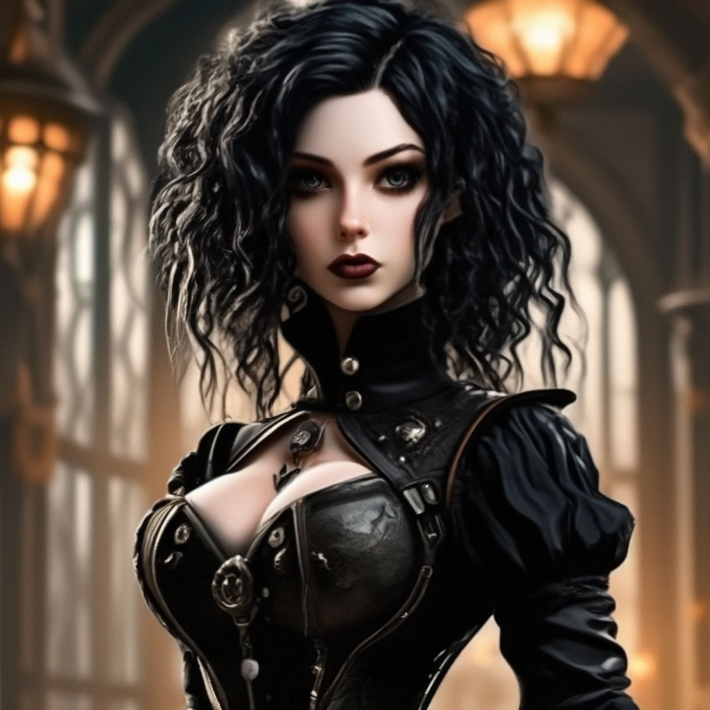 Cartoon goth thick mommy tiktok» — создано в Шедевруме