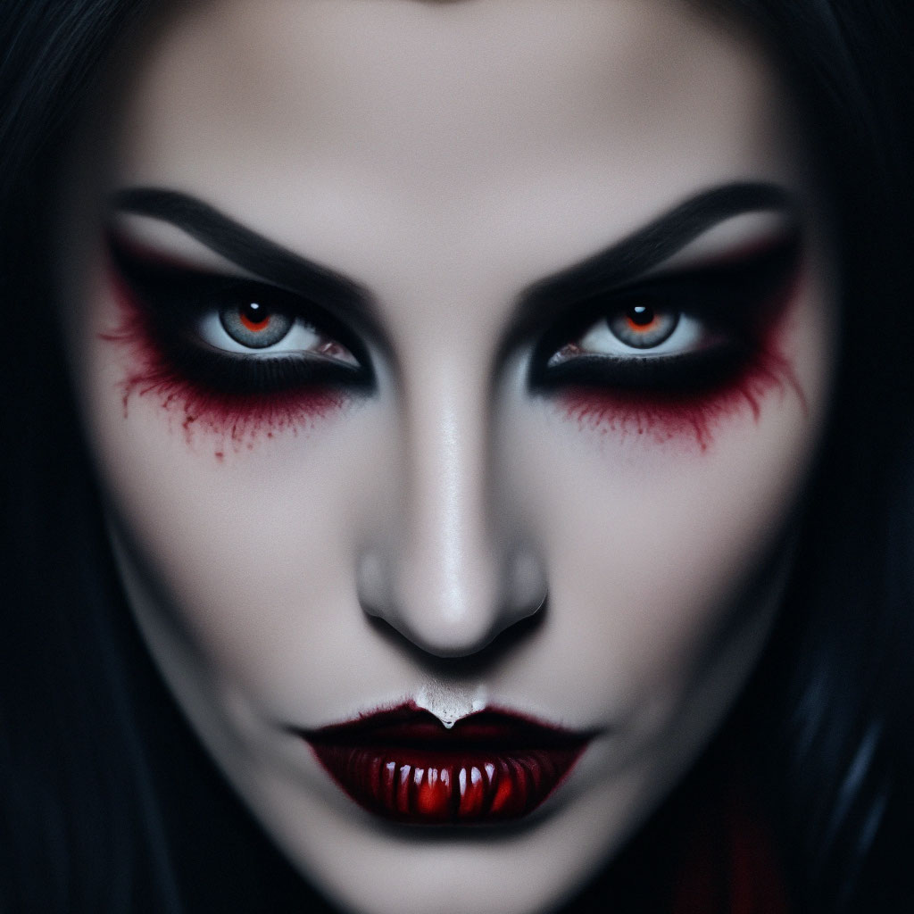 Фото по запросу Готический макияж вампира