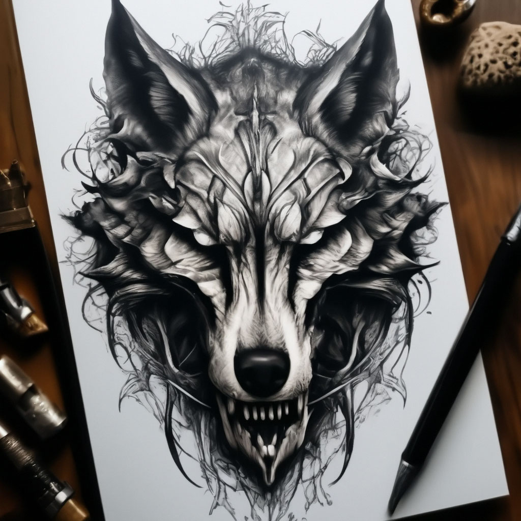 Тату волк ( фото) - значение татуировки, эскизы 