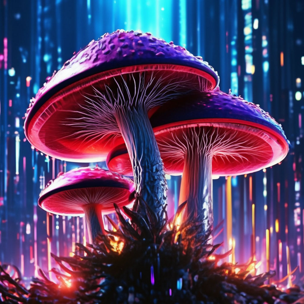 Infected mushrooms, транс, музыка, …» — создано в Шедевруме