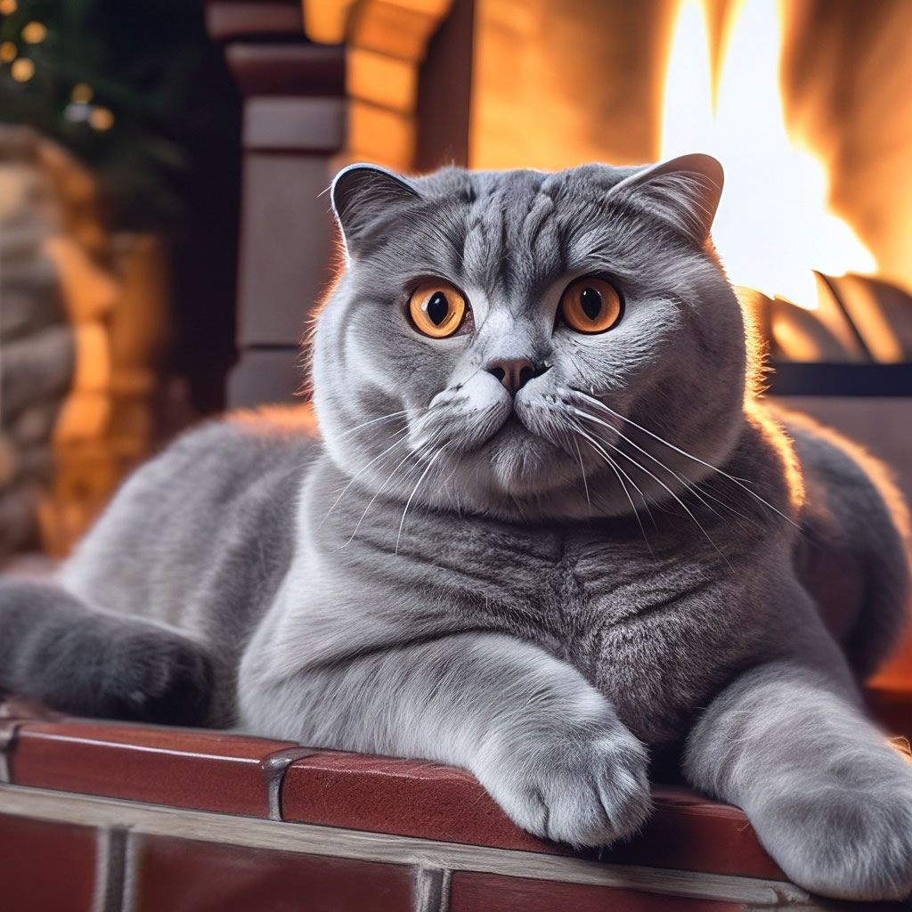 Cute gray Scottish Fold cat with brown eyes Милые котики, Серые кошки, Шотландск