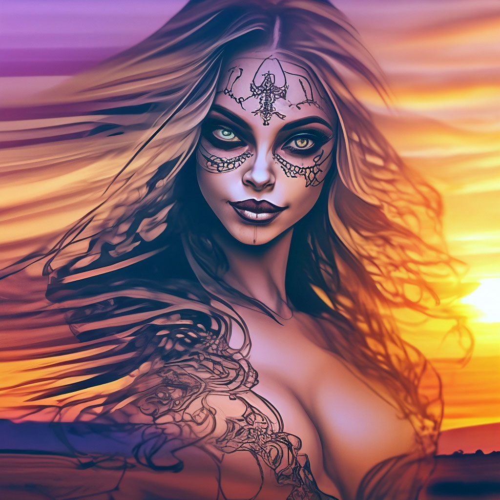 Necro girl. Дьявол арт. Девушка некромант. Американские страшилки. Necro girl.
