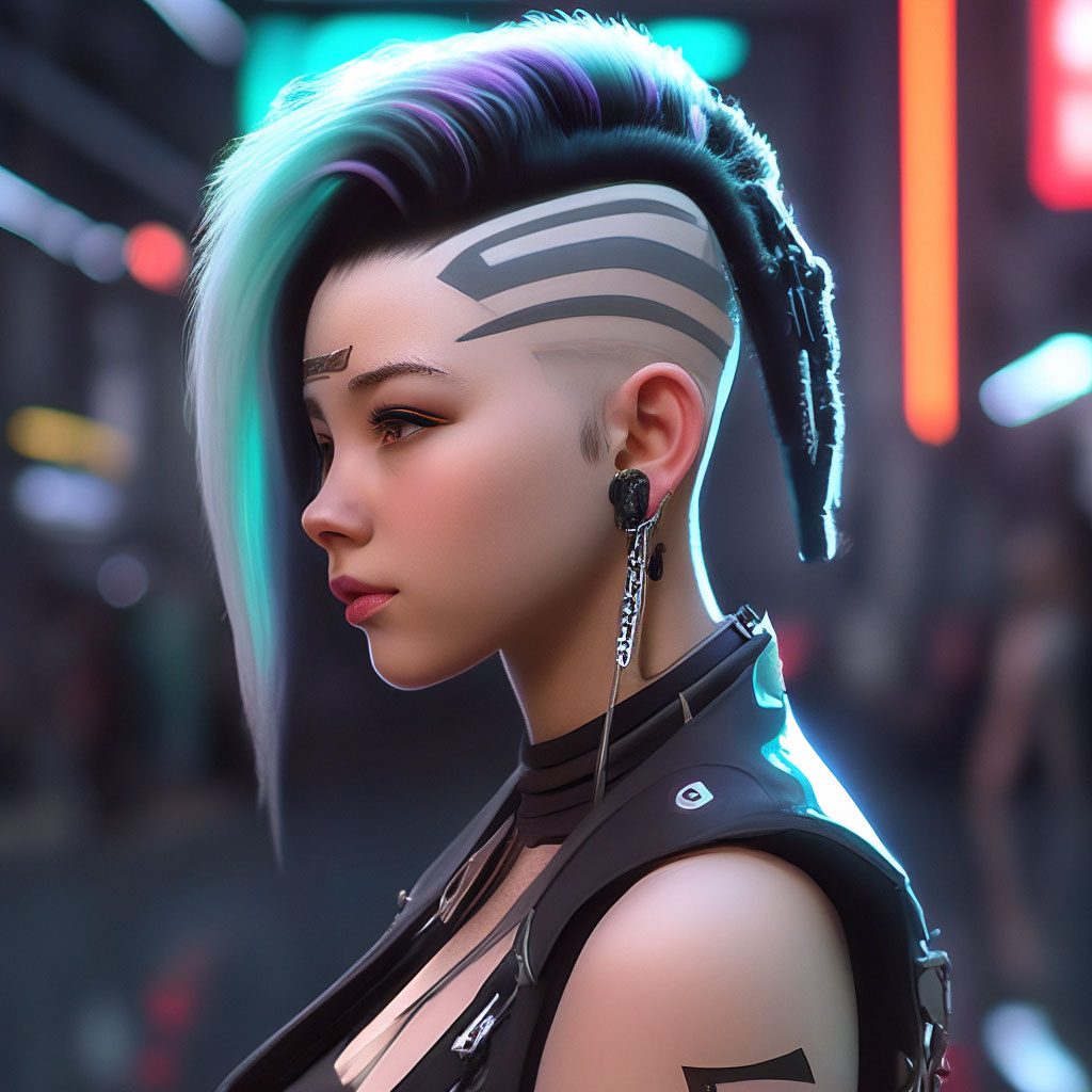Скачать Cyberpunk 2077 "Новые прически для V"
