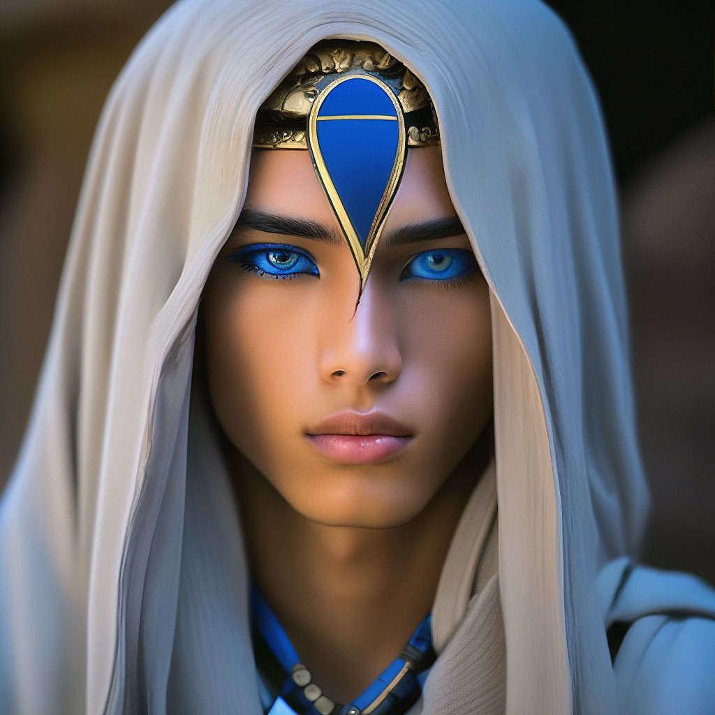 Парень, 15 лет, египтянин, высокий, …» — создано в Шедевруме