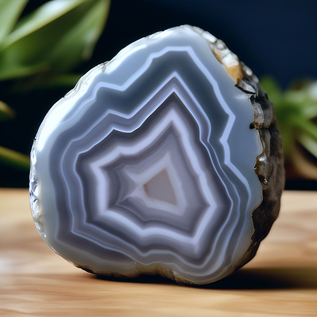 Натуральный камень серый агат в …» — создано в Шедевруме