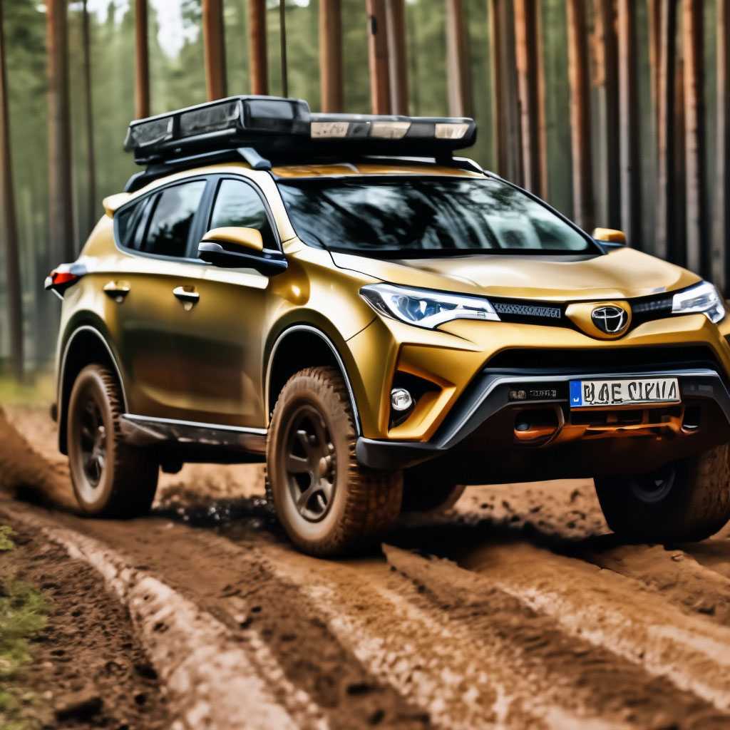 Внешний тюнинг на Toyota RAV4