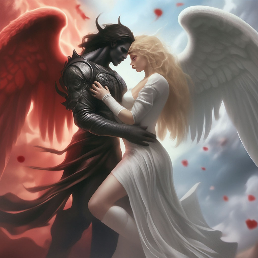Картинки Ангел и демон