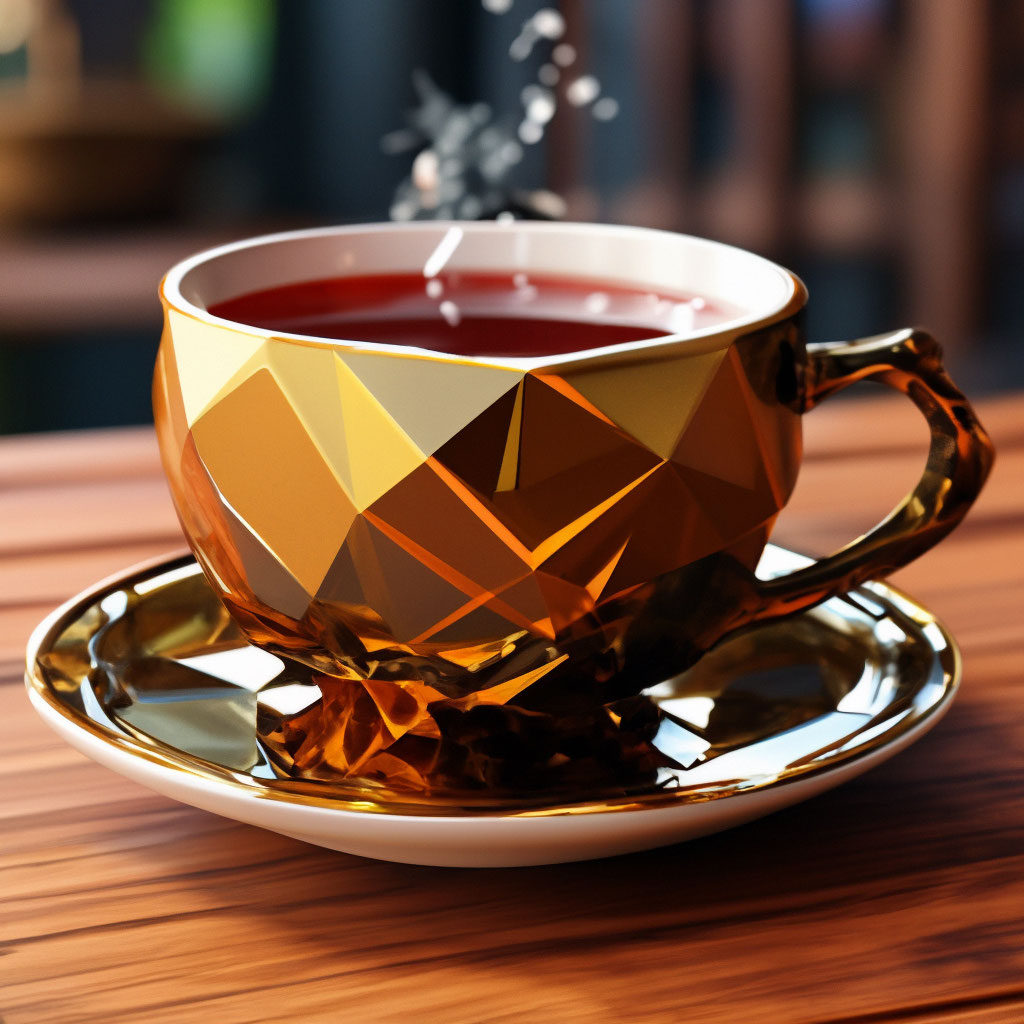Чашка чая с паром, красивая, png» — создано в Шедевруме