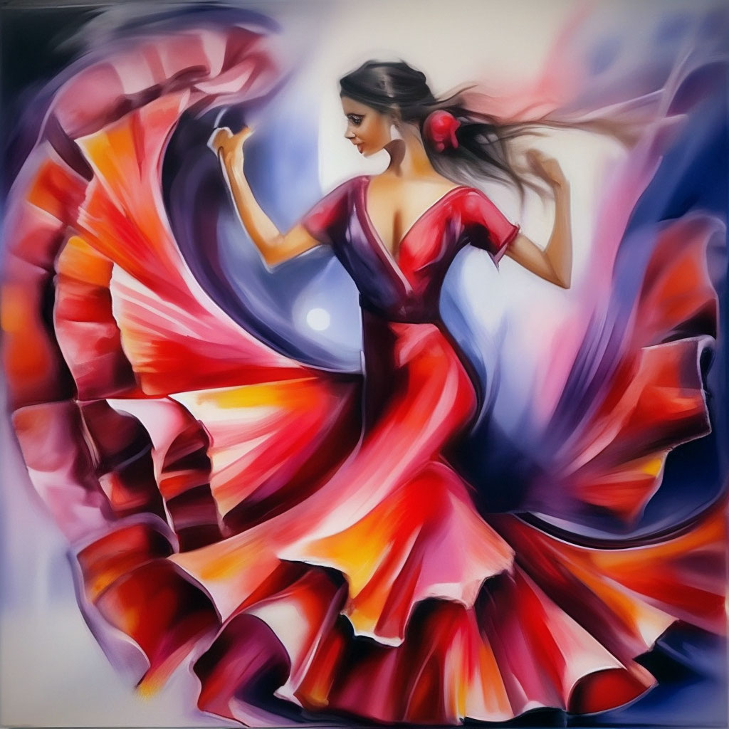 Фламенко-танец страсти и любви, …» — создано в Шедевруме