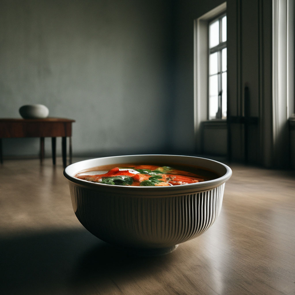 Суп в пустой комнате» — создано в Шедевруме