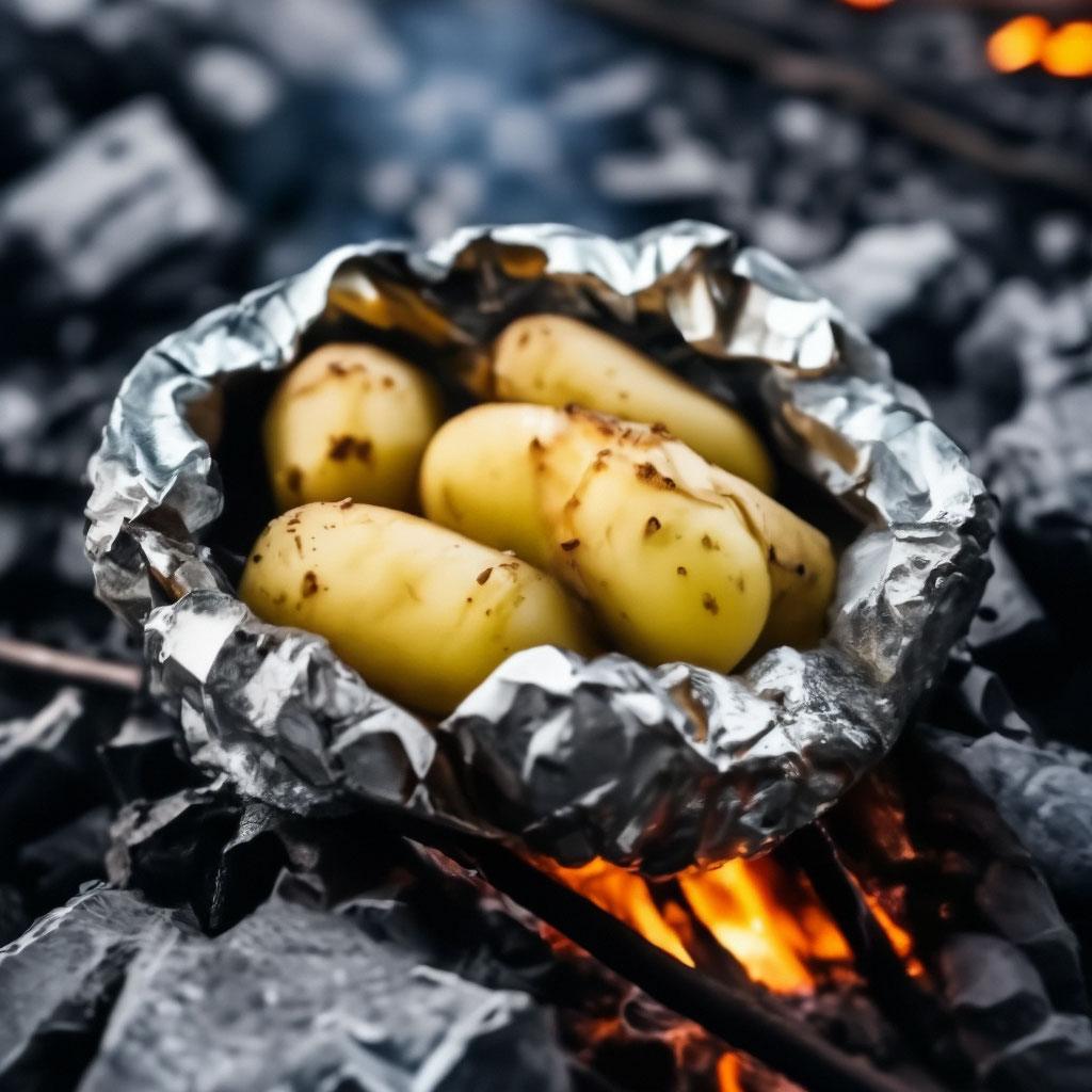 Картошка запеченная на костре – Рецепт пошагово с фото