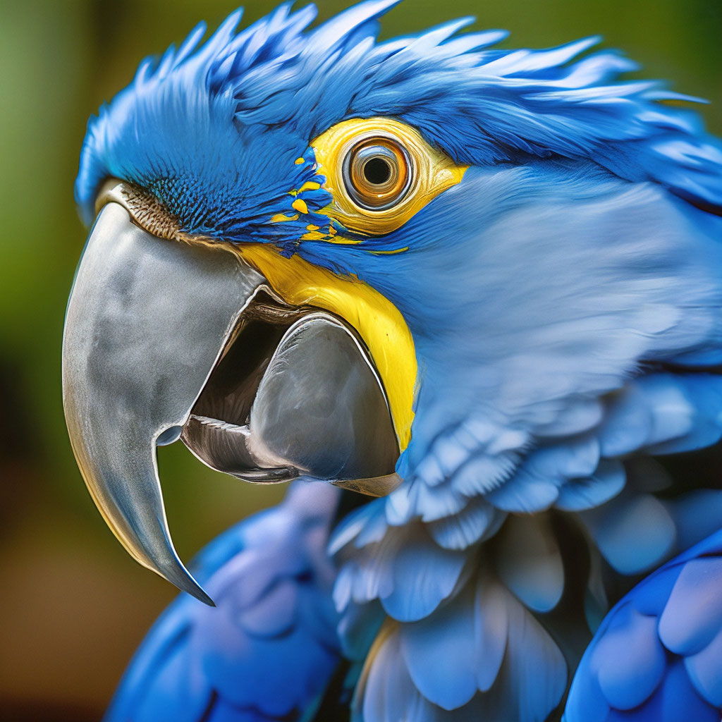 В Бразилии впервые за 15 лет замечен редкий попугай - голубой ара